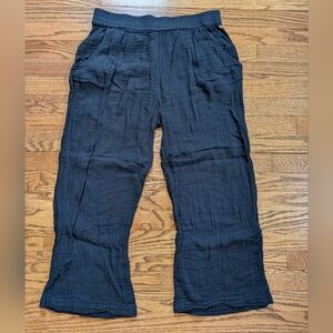 Rip Curl Women's Luxe Surf Wide-Leg Cotton Pants